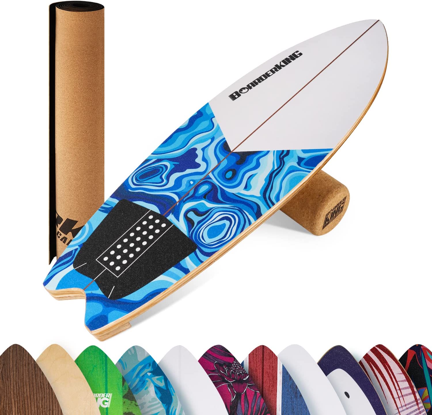 BoarderKING Indoorboard Wave - Tabla de equilibrio